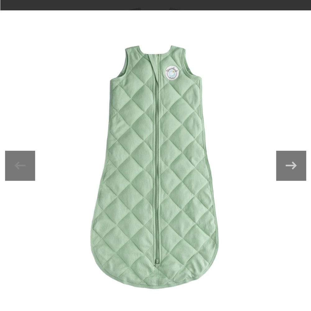 Mint Green Quilted Kids Sleep Sack